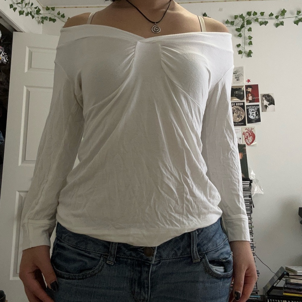 Y2K Zara White Blouse